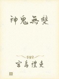 神鬼无双封面