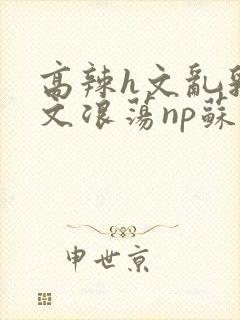 高辣h文乱乳h文浪荡np苏夏