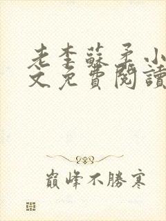 老李苏柔小说全文免费阅读