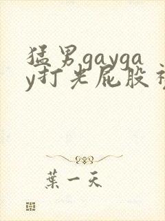 猛男gaygay打光屁股视频