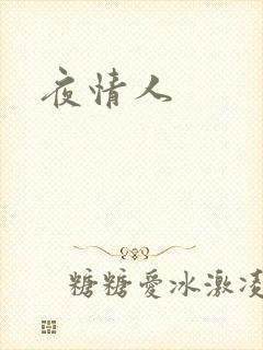 夜情人封面