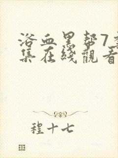 浴血黑帮7季全集在线观看