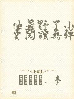 他最野了小说免费阅读无弹窗