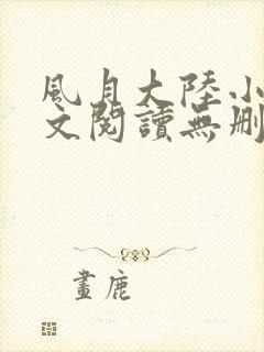 风月大陆小说全文阅读无删减