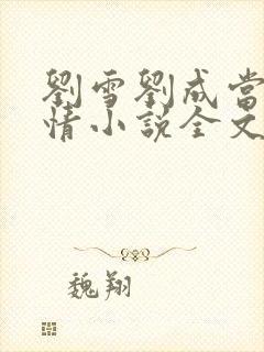 刘雪刘成当代爱情小说全文免费无弹窗阅读