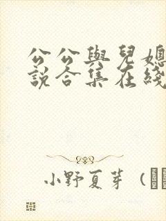 公公与儿媳的小说合集在线阅读