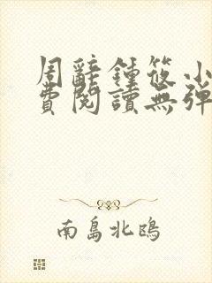 周辞钟筱小说免费阅读无弹窗封面