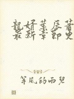 龙婿叶辰萧初然最新章节更新