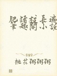 肥猪校长遍美人笔趣阁小说封面