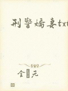 刑警娇妻txt