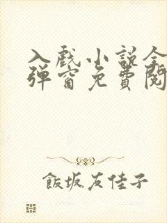 入戏小说全文无弹窗免费阅读封面