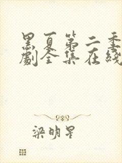 黑夏第二季电视剧全集在线观看