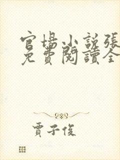 官场小说张卫东免费阅读全文