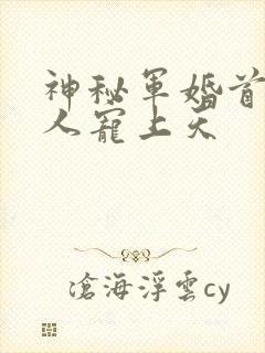 神秘军婚首长大人宠上天封面