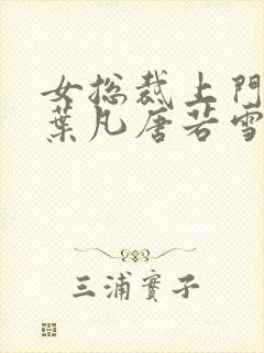 女总裁上门女婿叶凡唐若雪免费阅读