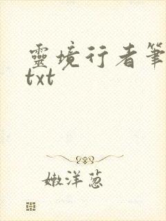 灵境行者笔趣阁txt