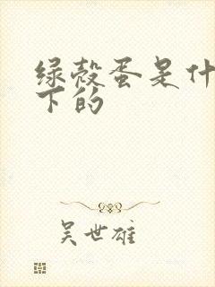 绿壳蛋是什么鸟下的