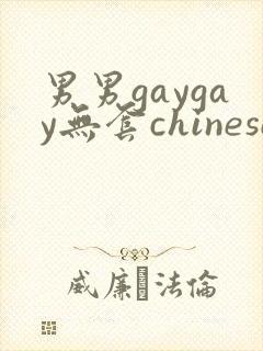 男男gaygay无套chinese网站封面