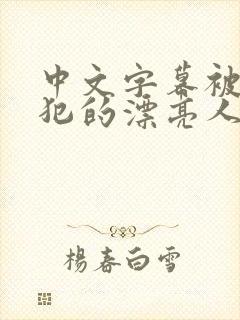 中文字幕被公侵犯的漂亮人妻