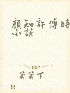 颜知许傅时墨 小说