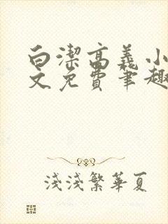 白洁高义小说全文免费笔趣阁在线阅读