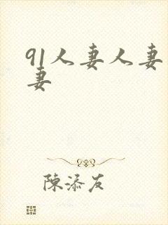 91人妻人妻人妻