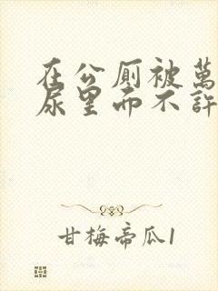 在公厕被万人C尿里面不许漏出来