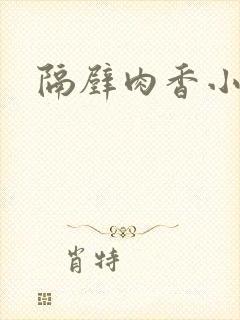 隔壁肉香小说
