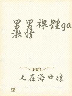 男男裸体gay激情