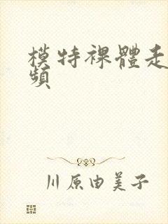 模特裸体走秀视频封面