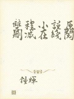 双程小说原文未删减在线阅读