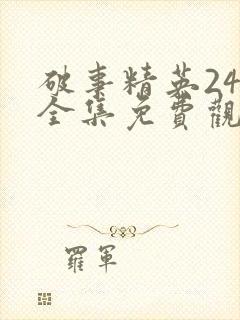 破事精英24集全集免费观看