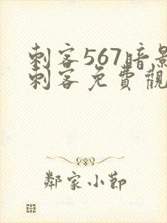 刺客567暗影刺客免费观看