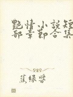 艳情小说短篇全部章节合集免费阅读