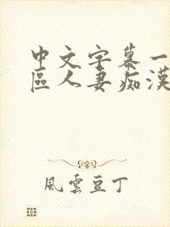 中文字幕一区二区人妻痴汉电车