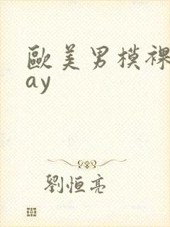 欧美男模裸体gay