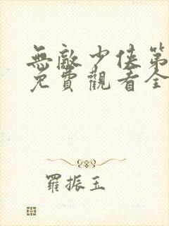 无敌少侠第三季免费观看全集