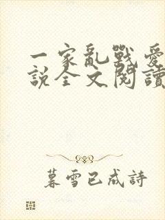 一家乱战爱莲小说全文阅读