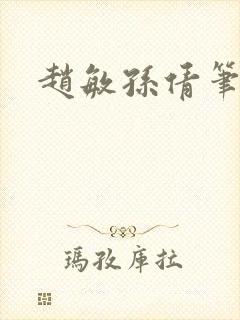 赵敏孙倩笔趣阁封面