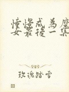 憧憬成为魔法少女最后一集封面