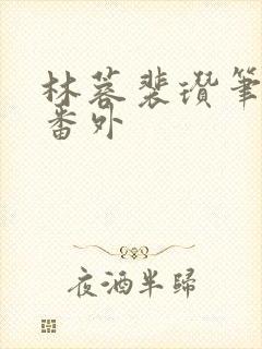 林蓉裴瓒笔趣阁番外封面