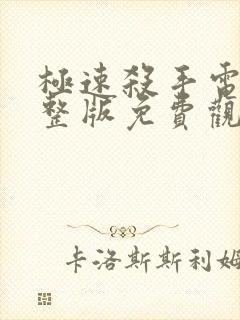 极速杀手电影完整版免费观看