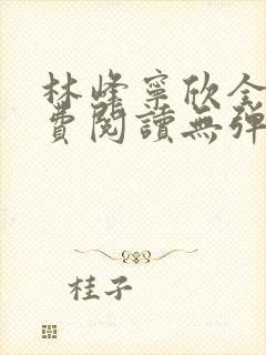 林峰宁欣全文免费阅读无弹窗笔趣阁封面