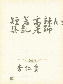 短篇高辣h文合集乱老师封面