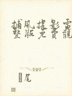 捕风捉影电影完整版免费观看高清国语