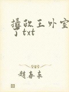 摄政王外室重生了txt