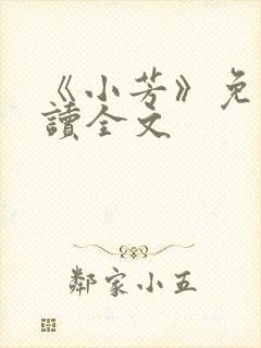 《小芳》免费阅读全文