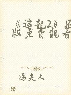 《追龙2》国语版免费观看