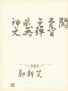 神藏免费阅读全文无弹窗
