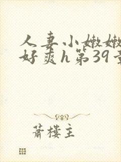 人妻小嫩嫩好紧好爽h第39章